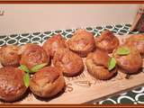 Muffins à la pancetta et bûche de chèvre