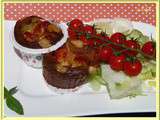 Muffins aux tomates cerises, oignons rouges et parmesan