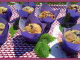 Muffins moelleux aux framboises