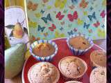 Muffins poire/chocolat