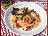 Risotto Tomates, Asperges et Bresaola