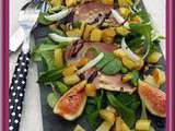 Salade gourmande de filets de canard