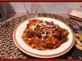 Tagliatelles à la sauce tomate avec ou sans cookéo