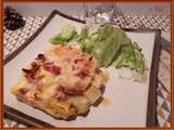 Tortilla de pommes de terre, raclette et bacon