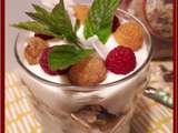 Verrine de Framboises au Muesli