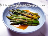 Asperges glacées au miso