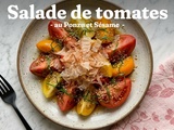 Salade de Tomates au Ponzu et Sésame : la Recette