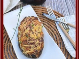 Aubergine gratinée au bacon et mascarpone