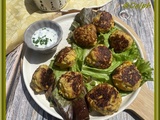 Boulettes de crevettes et maïs