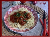 Capellini aux merguez et sauce tomate