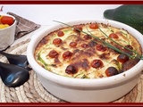 Clafoutis aux courgettes et parmesan