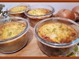 Clafoutis aux poireaux et surimi