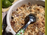 Crumble de figues aux amandes effilées