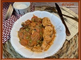 Curry de fèves, carottes et saumon