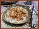 Curry de poulet au lait de coco