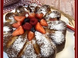 Gâteau aux fruits rouges et skyr