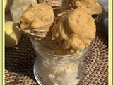 Glace aux pêches de vigne et mangue