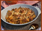 Gratin de potimarron aux lardons