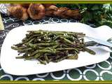 Haricots verts persillés