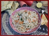 Linguine au saumon et citron