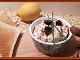 Mousse de thon aux olives noires