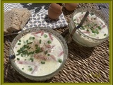 Oeufs cocotte aux petits pois