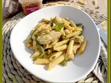 One pot pasta aux poix chiches, haricots verts et poulet