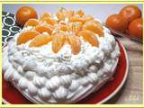 Pavlova aux mandarines