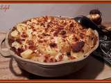 Pommes de terre gratinées façon carbonara