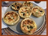 Quiche brocoli et saumon