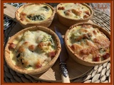 Quiche feuilletée au jambon et brocoli