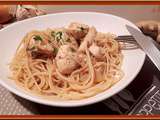 Spaghetti au poulet