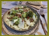 Tagliatelles au brocoli, tomates séchées et noix