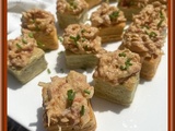 Tartinade de maquereaux et poivrons marinés