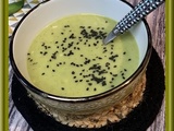 Velouté aux cosses de petits pois