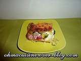 Lasagnes camembert et courgette