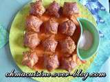 Muffins aux crevettes et curcuma