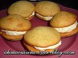 Whoopie pies cannelle et caramel beurre salé