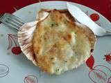 Coquilles saint-jacques gratinées