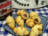 Mini croissant au nutella