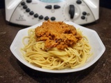 Spaghettis façon marengo au thermomix de Vorwerk