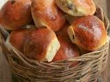 Brioches au chocolat pour le matin de Noel