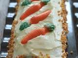 Bûche façon  carrot cake 