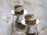 Choux d'automne :poires/vanille/gingembre/chantilly (recette p. Conticini )