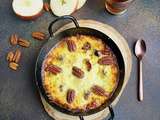 Clafoutis à la patate douce et à la pomme