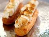 Eclair citron meringué , recette de l'Eclair de génie de Christophe Adam