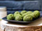 Energy balls ou bliss balls au matcha