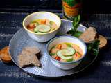 Gaspacho aux tomates et aux amandes