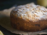 Gâteau aux amandes et au lemon curd