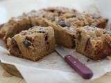 Gâteau crumble d'automne aux noix et figues